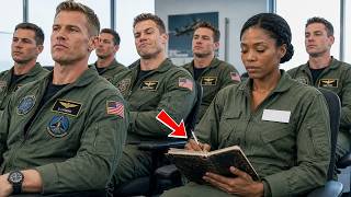 Fighter Pilots Ignored the Shy Woman in the Back Row -She Was the TOPGUN Instructor Grading Them All