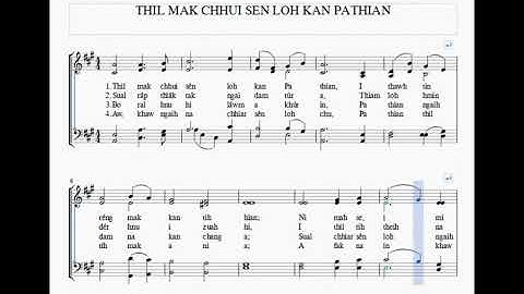 Thil mak chhui sen loh kan Pathian Thluk 2 na