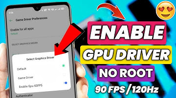 Enable GPU Driver In Any Phone | Overclock Android 90FPS | How Install GPU Driver In Android No Root