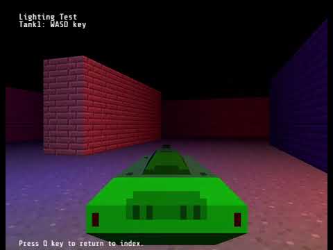 [WIP] Lighting test [ 3D extension for GDevelop ]