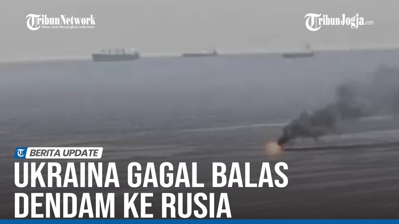 APES NIAT BALAS DENDAM 2 KAPAL UKRAINA MALAH DILEDAKKAN KAPAL PERANG 