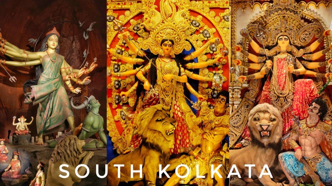 TOP 5  DURGA PUJA PANDAL IN SOUTH KOLKATA|EKDALIA|SINGHI PARK|KOLKATA DURGA PUJA PANDAL 2024