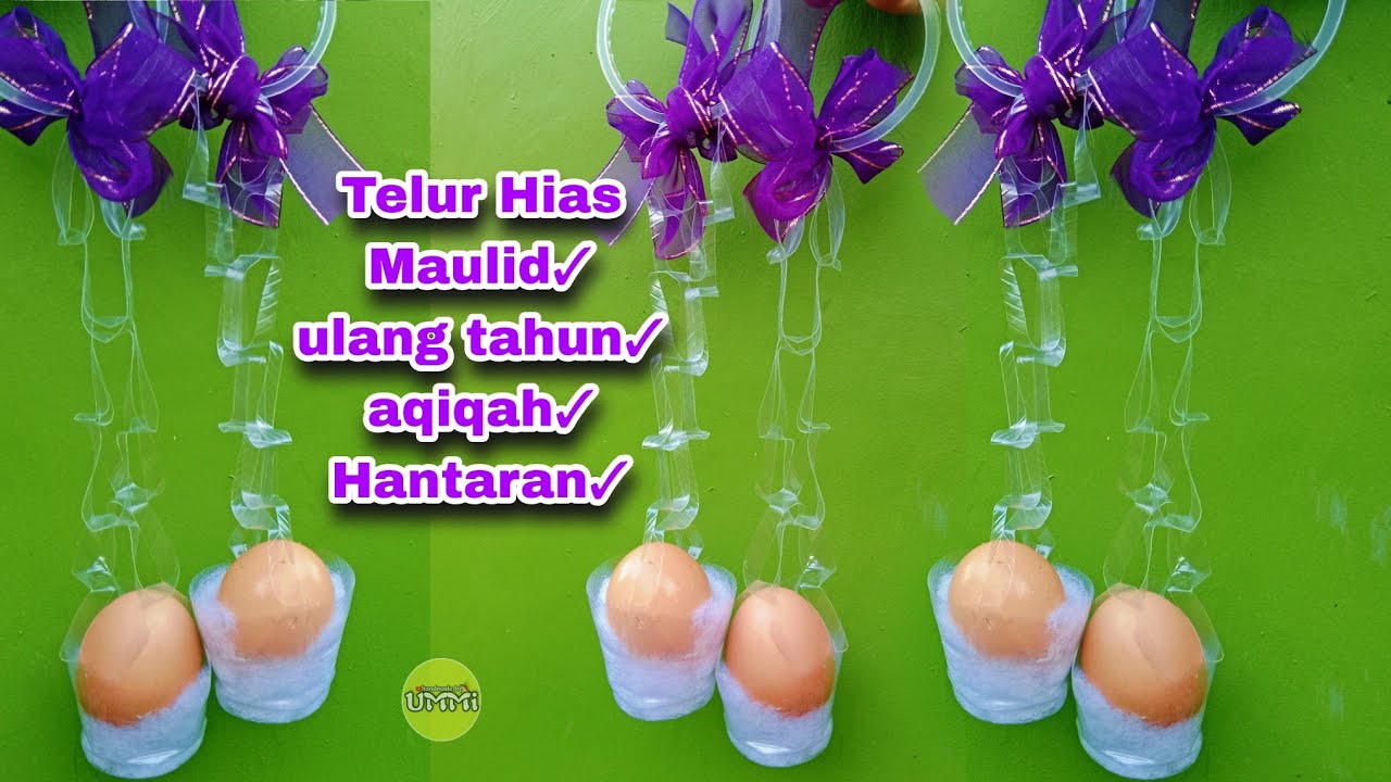 Cara membuat Keranjang Telur Maulid /Hantaran dari Aqua gelas bekas ...