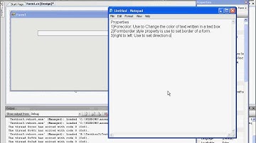 http://www.bestwebsitesdesigner.com/ tutorial Text Box Properties in C# - 3.wmv