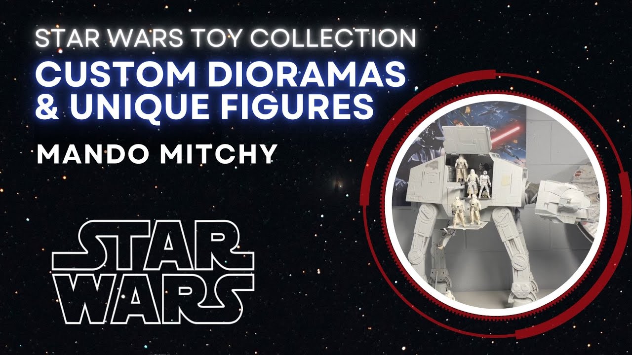 Inside a New Star Wars Toy Collection – Custom Dioramas & Unique Figures & May the 4th Room Tour
