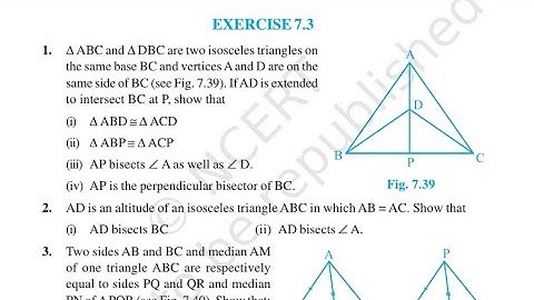 Exercise 7.3 class 9 maths