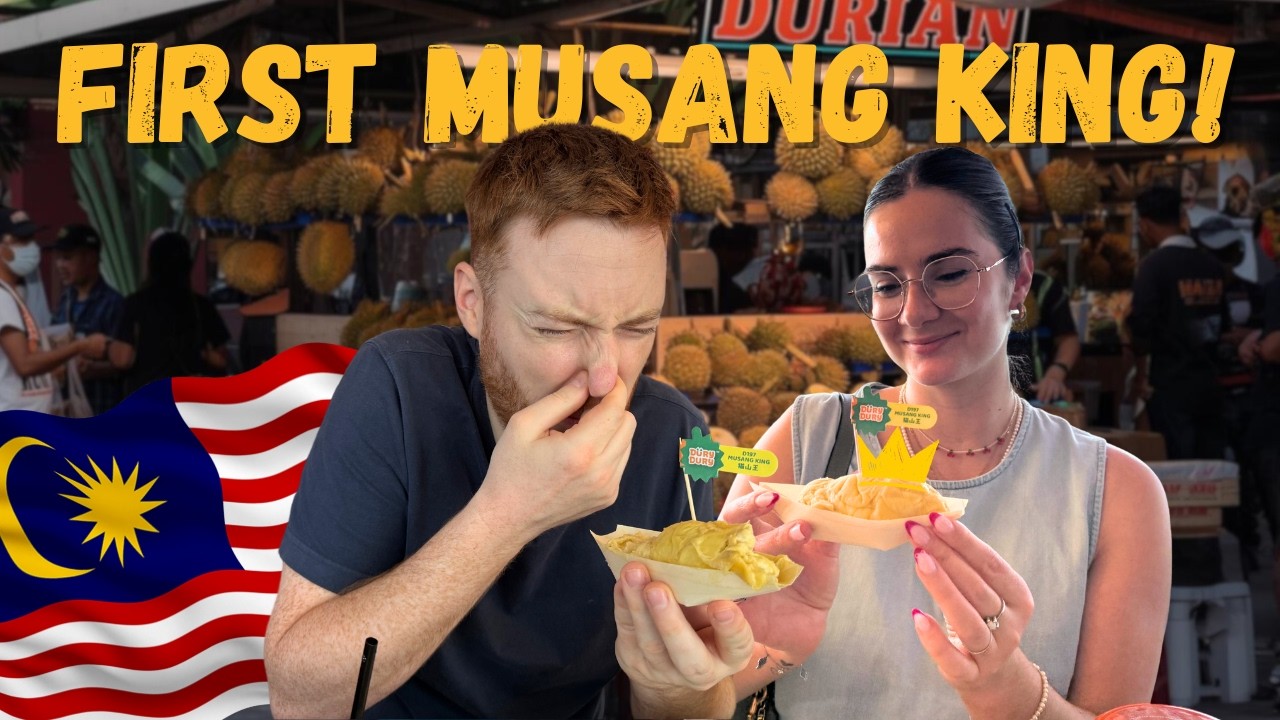 The KING of Durians 👑 First Bite in Kuala Lumpur Malaysia - YouTube