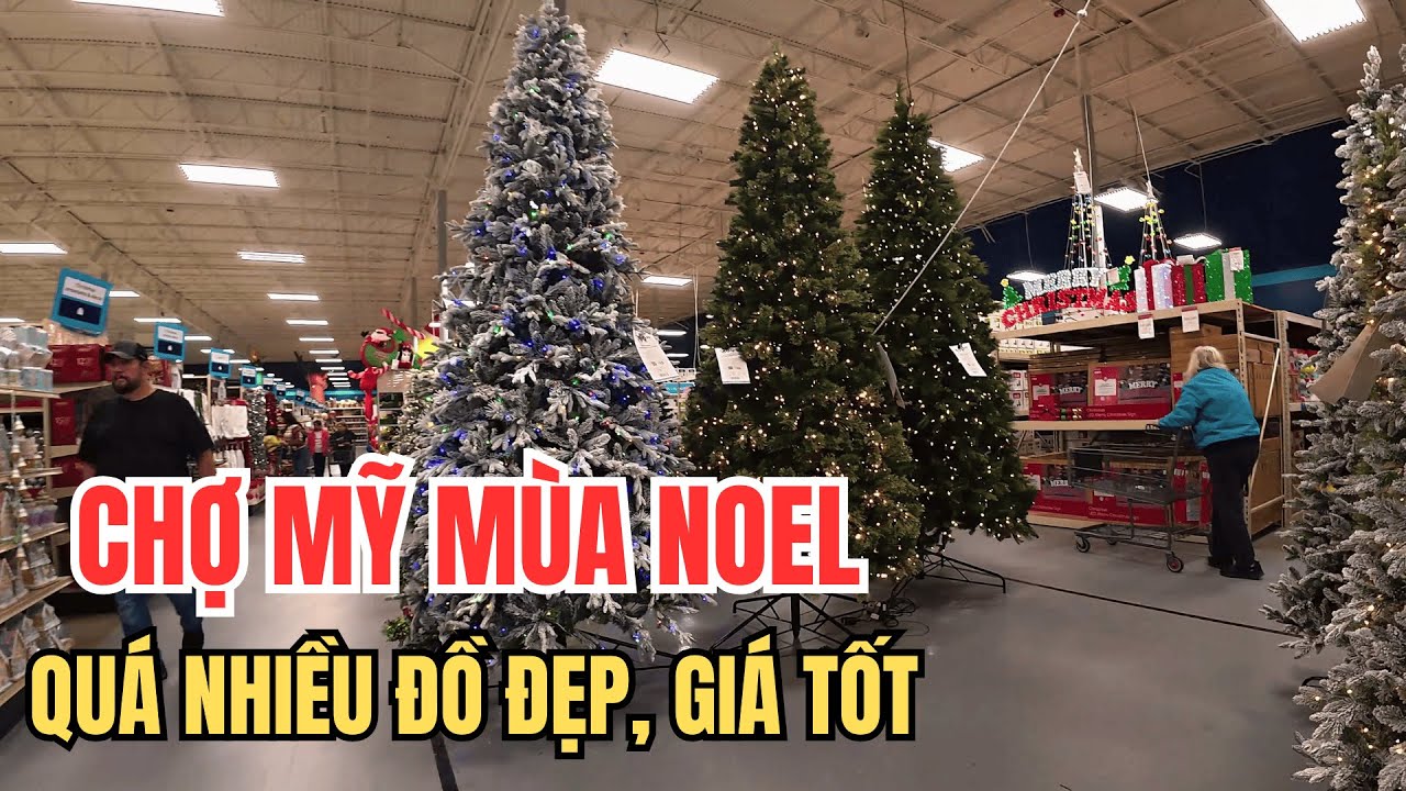 Thiên Đường Mua Sắm Mùa Giáng Sinh Ở Mỹ - Chợ Mỹ Chuyên Bán Đồ Trang Trí Noel Siêu To Khổng Lồ