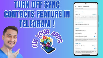 How to Turn Off the Sync Contacts Feature in Telegram