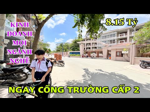 Video Bán nhà Gò Vấp | Nhà mặt tiền trước cổng trường cấp 2... - youtube