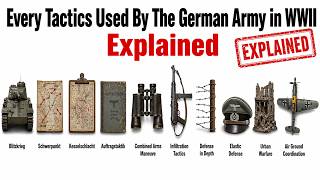 Every Tactics Used By Military German in WW2 Explained
