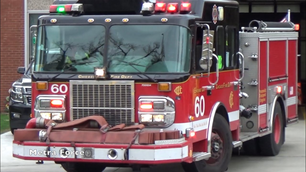 Chicago Fire Dept Engine 60 Responding YouTube