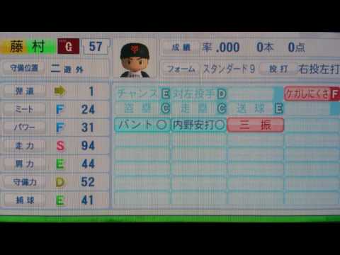 読売ジャイアンツ 57 藤村大介(だいすけ)選手「熊本県 熊本工 AB型 獅子座」