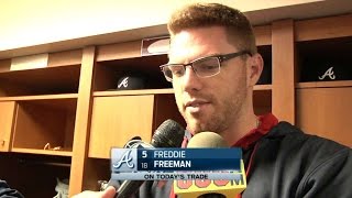 ATL@PHI: Freeman discusses the Braves trading Wood
