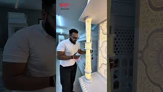 Corian wall panel, Corian Temple / Corian Mandir