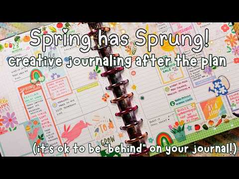 🌼 Spring Has Spring • Creative Journaling for March 🌼 It's never too late to journal!