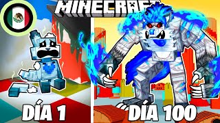 ¡Sobreviví 100 DÍAS como el CRITTER RECHAZADO en Minecraft HARDCORE!