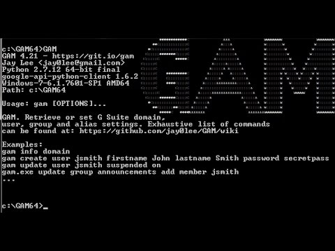GAM Google Drive Management Part 3 - FileList