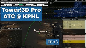 Tower!3D Pro | A Nice Calm Night |ATC @ KPHL (Philadelphia International Airport) | EP #3