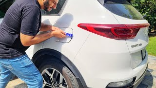Fuel Door Stuck! No Safety Release! Emergency Unlock in Kia Sportage
