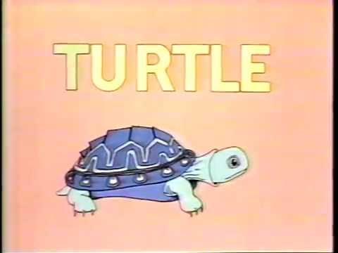 Classic Sesame Street animation: T for Turtle poem