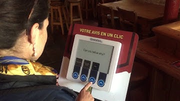 Qwesteo - Real Time Customer Feedback via Autonomous Kiosk with Interactive e-ink Screen