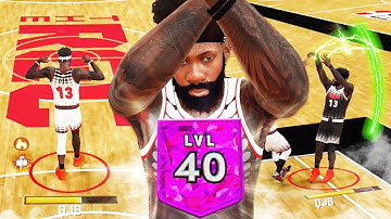 NBA 2K22 - HITTING LEVEL 40 With 7