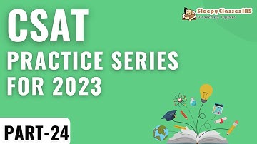 CSAT Practice Series 2023 II Part 24 II UPSC IAS II Jan 15, 2023