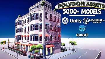 HUGE Low Poly 3D Assets Humble Bundle - Unity & Unreal Engine Projects Included