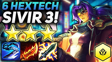 3 STAR SIVIR WITH INFINITE ATK SPD RICOCHET AUTOS!! | Teamfight Tactics Patch 12.5B