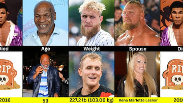 Comparison: Mike Tyson vs Muhammad Ali vs Jake Paul vs Brock Lesnar- Who is the RICHEST? 💰