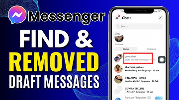How To Find And Remove Draft Messages In Messenger