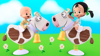 Lola the Cow | Surprise Eggs: Insects | Cleo & Cuquin | Songs & Adventures