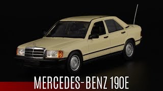 Mercedes-Benz 190E W201 || Minichamps || Hellelfenbein || Масштабные модели автомобилей 1:43