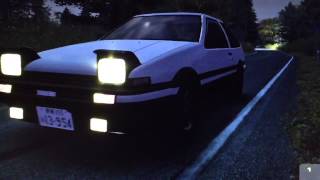 rFactor sound test 3: Hachiroku (4A-GE 16v) fixed idle sound
