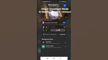 Meta Quest Developer Mode in 5 Seconds  #shorts #unity  #meta #developer #vr  #virtualreality #yt