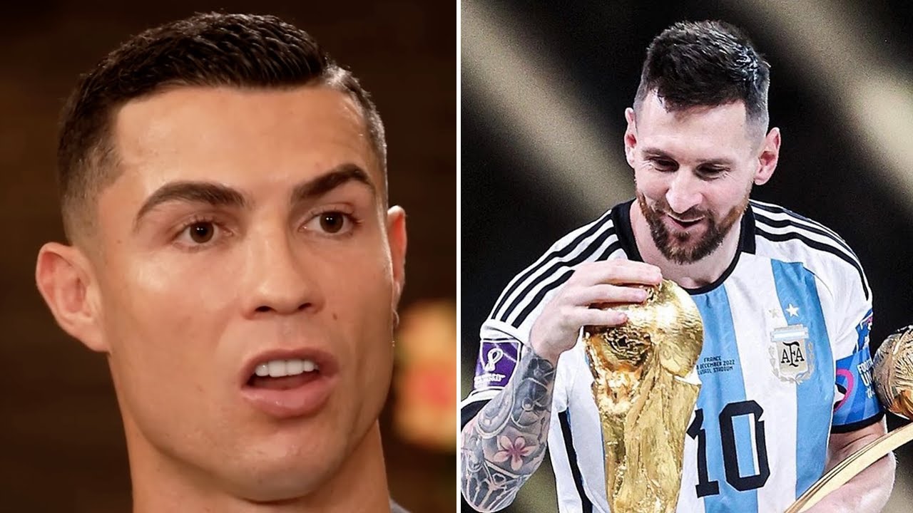 Cristiano Ronaldo REACTS to Messi Winning the World Cup 2022 With ...