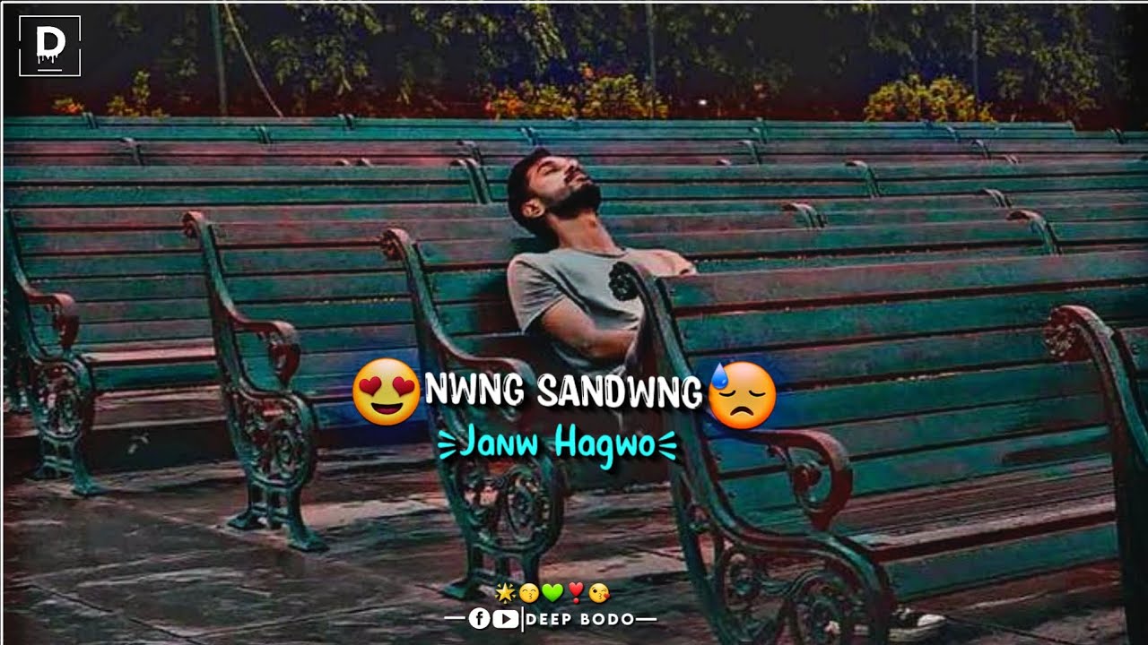 Nwng Sandwng Janw Hagwo Bodo Song  New Bodo WhatsApp Status  Bodo Lyrics Video  WhatsApp Video