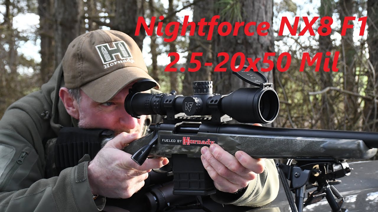 Nightforce NX8 2.5-20x50 F1 Mil FULL REVIEW - YouTube