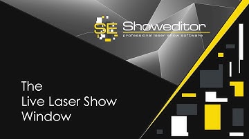 05. Live Laser Show Window - Showeditor Laser Show Software Tutorial Video
