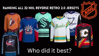 Ranking All 32 NHL Reverse Retro 2.0 Jerseys!
