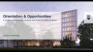 KIN Scholarships and Awards Information Session 2025/26