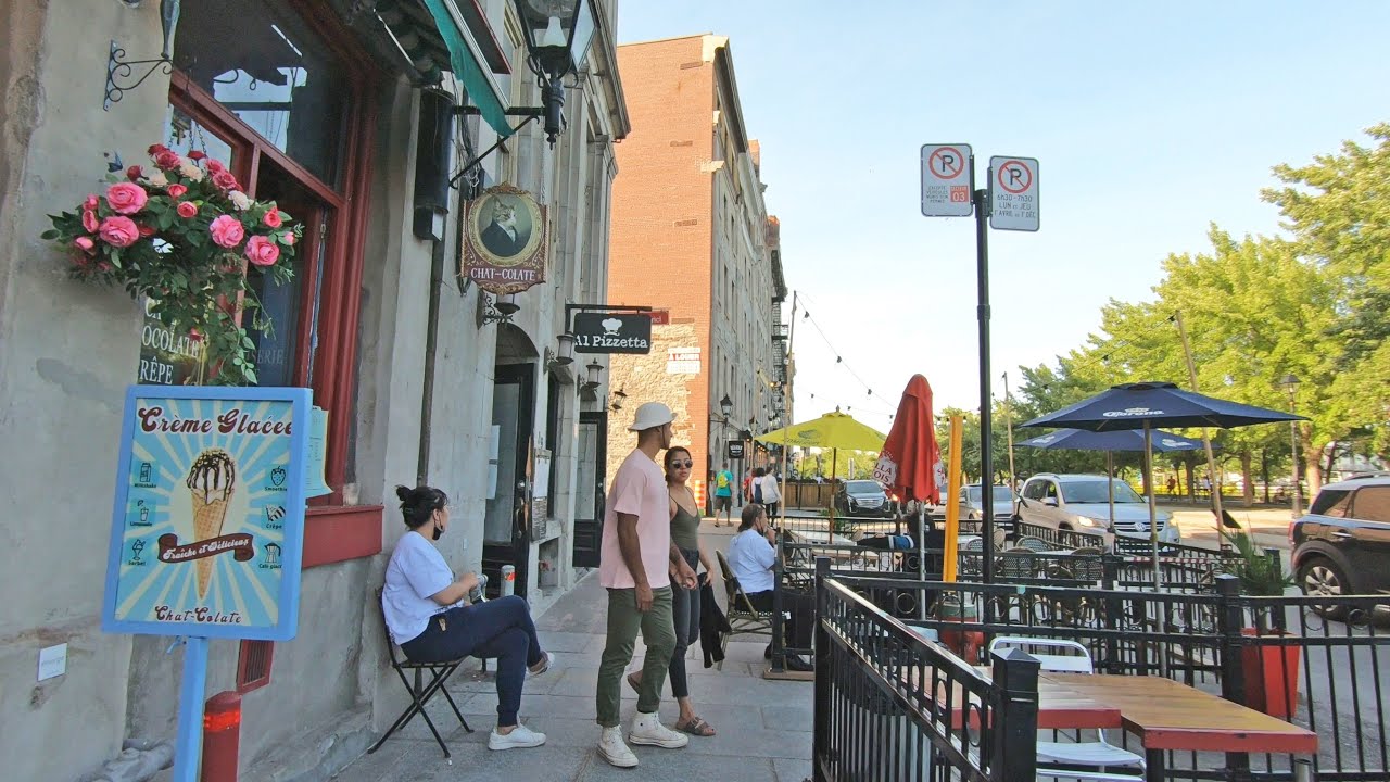Exploring Old Montreal (De La Commune and Saint-Paul Street) - Summer 2021