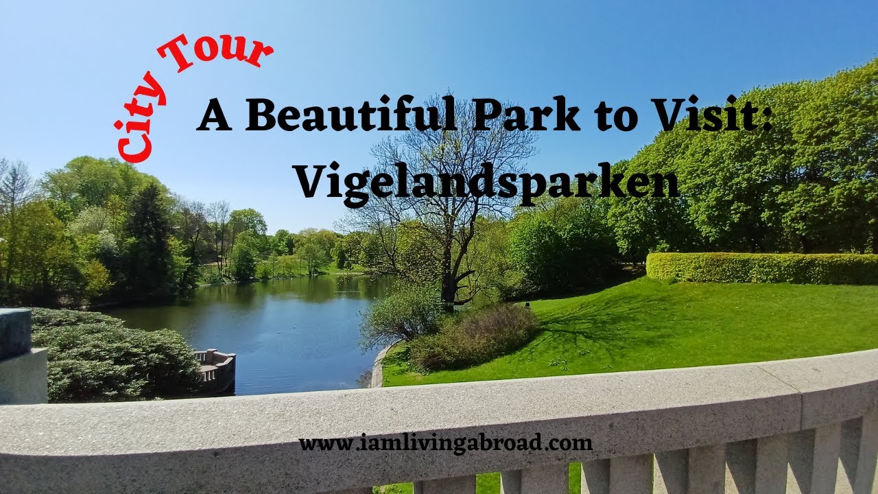 City tour: Walking tour at Vigelands Park Oslo  | A day in Oslo Sculpture Park 4k | Vigelandsparken