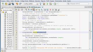 08_ Vídeo aula: Conexão UDP Cliente/Servidor (Socket) - Parte02