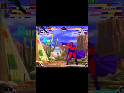 MvC2: Khaos - Magneto + RP Double Snap to Tag Sent Flashy Assist Kill .:11.2.25:.