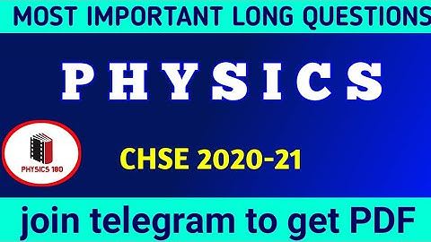 139.All most important physics question for Chse 2020-21 for regular/exregular/compartmental exam