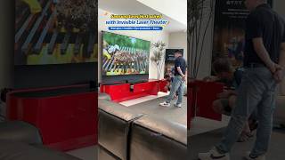 Samsung Lp9T laser tv +Julycode 120inch screen #lasertv #hometheater #julycodescreen