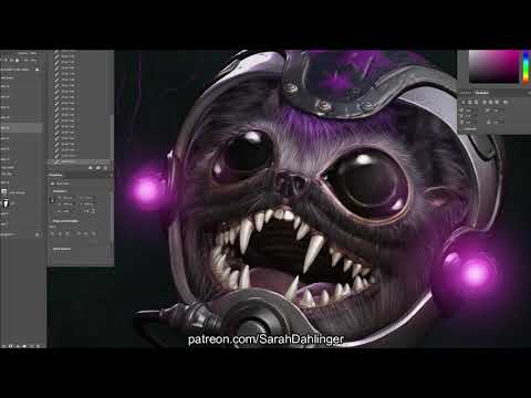 Making of "It's So Shiny" in Photoshop - Post Processing Time Lapse