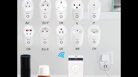 SONOFF® Smart WIFI Wireless Plug Power Sockets Smart Home Switch Work With Alexa Google Assistant